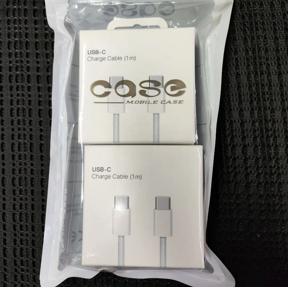 Duo Pack: iPhone 15 Pro Max 20W USB-C to USB-C Fast Charging Cables (3.28ft)